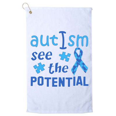 Autism I See The Potential Golf Towel