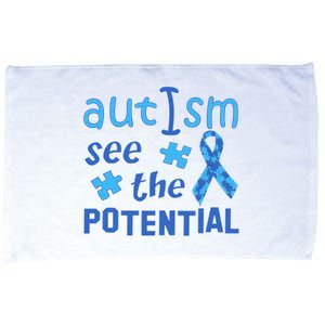 Autism I See The Potential Microfiber Hand Towel