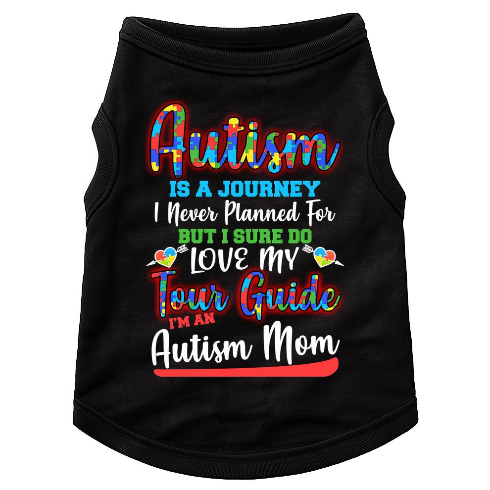 Autism Is A Journey Doggie Tank