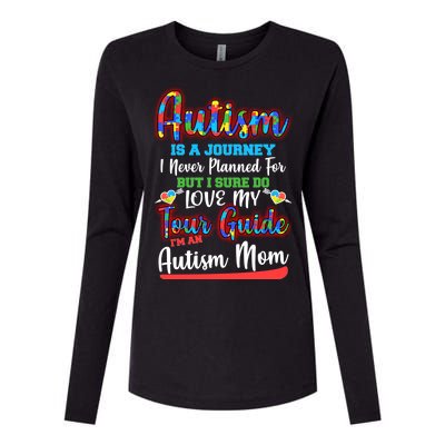 Autism Is A Journey Womens Cotton Relaxed Long Sleeve T-Shirt