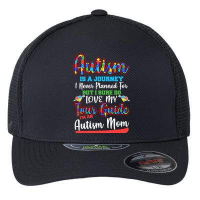 Autism Is A Journey Flexfit Unipanel Trucker Cap