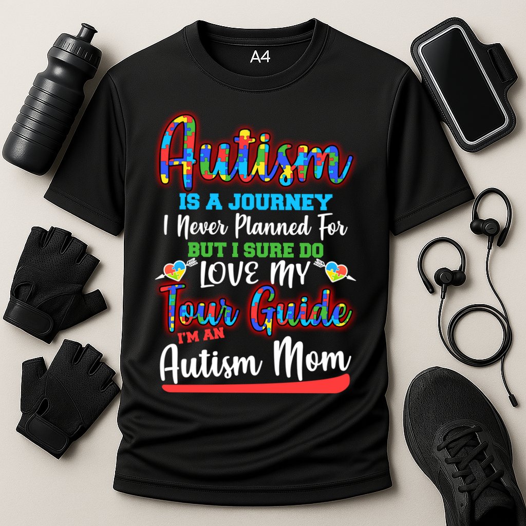 Autism Is A Journey Performance Shirt