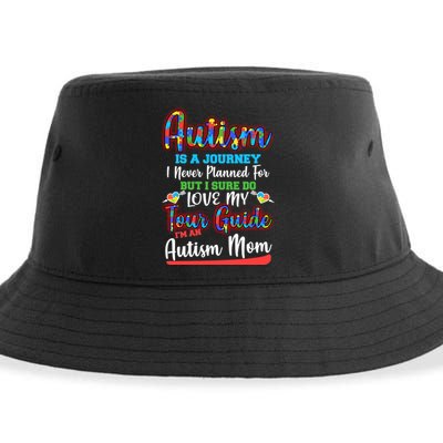 Autism Is A Journey Sustainable Bucket Hat