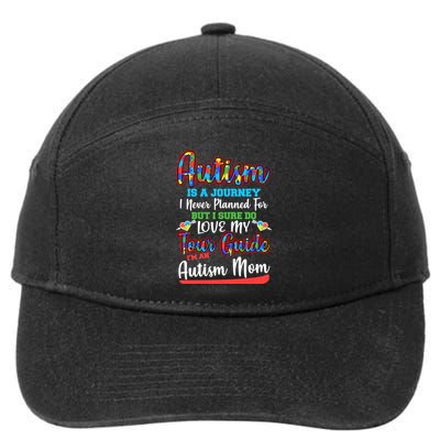 Autism Is A Journey 7-Panel Snapback Hat