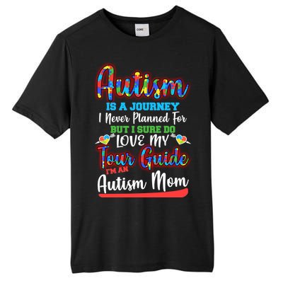 Autism Is A Journey Tall Fusion ChromaSoft Performance T-Shirt