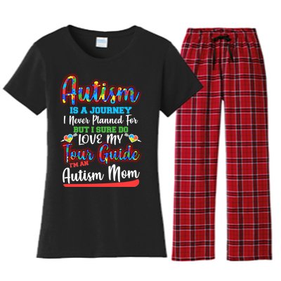 Autism Is A Journey Women's Flannel Pajama Set