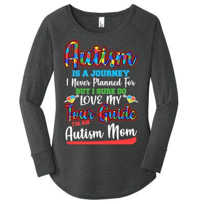 Autism Is A Journey Women's Perfect Tri Tunic Long Sleeve Shirt