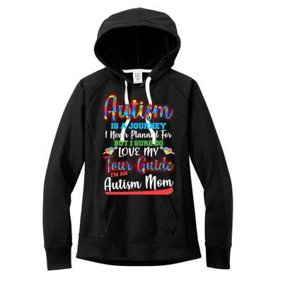 Autism Is A Journey Women's Fleece Hoodie