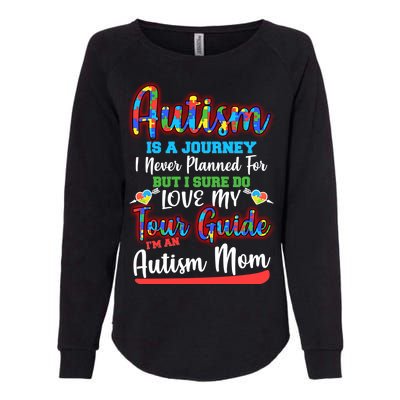 Autism Is A Journey Womens California Wash Sweatshirt