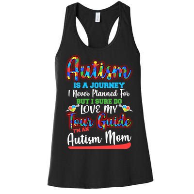 Autism Is A Journey Women's Racerback Tank