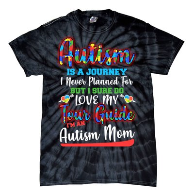 Autism Is A Journey Tie-Dye T-Shirt