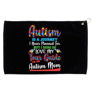 Autism Is A Journey Grommeted Golf Towel