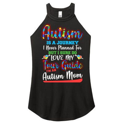 Autism Is A Journey Women's Perfect Tri Rocker Tank