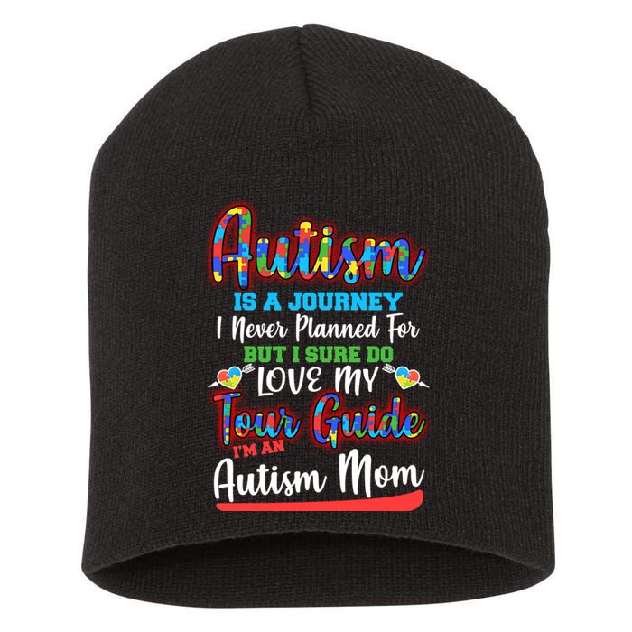 Autism Is A Journey Short Acrylic Beanie