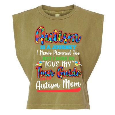 Autism Is A Journey Garment-Dyed Women's Muscle Tee