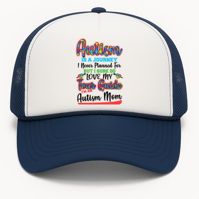 Autism Is A Journey Trucker Hat