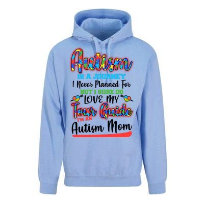 Autism Is A Journey Unisex Surf Hoodie