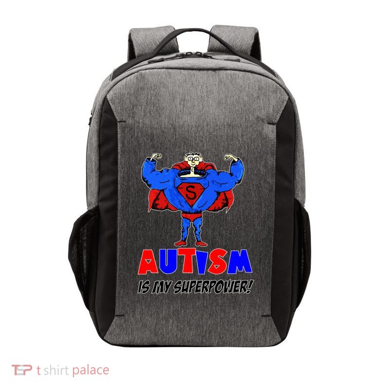 Autism Is My Super Power Vector Backpack