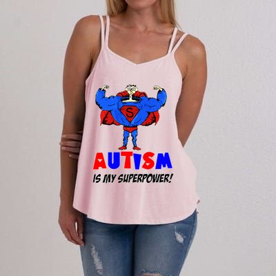 Autism Is My Super Power Women's Strappy Tank