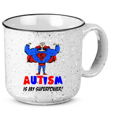 Autism Is My Super Power 15oz Campfire Ceramic Mug