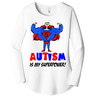 Autism Is My Super Power Women's Perfect Tri Tunic Long Sleeve Shirt