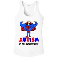 Autism Is My Super Power Ladies PosiCharge Competitor Racerback Tank