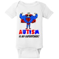 Autism Is My Super Power Baby Bodysuit