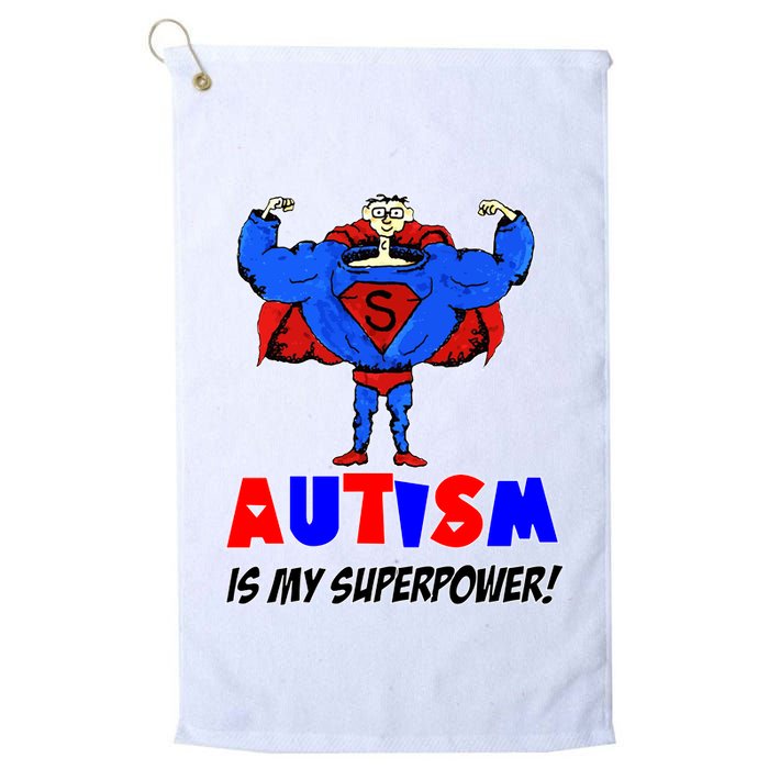 Autism Is My Super Power Golf Towel