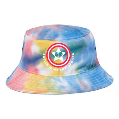 Autism Is My SuperPower Tie Dye Newport Bucket Hat