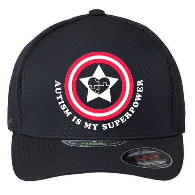 Autism Is My SuperPower Flexfit Unipanel Trucker Cap