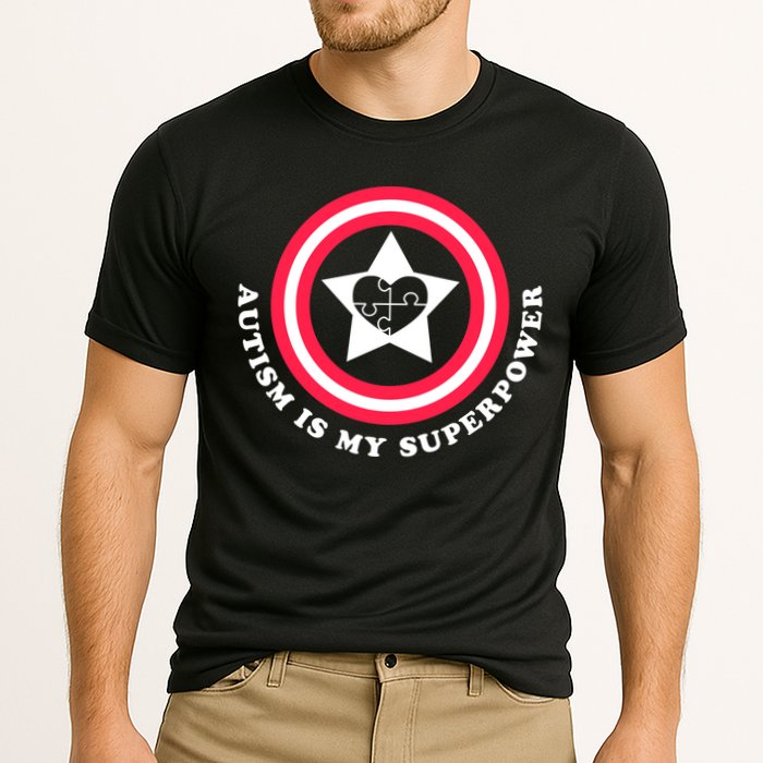 Autism Is My SuperPower Cooling Performance Crew T-Shirt