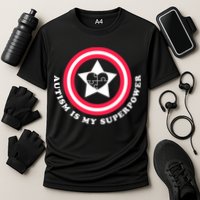 Autism Is My SuperPower Cooling Performance Crew T-Shirt