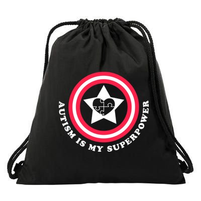 Autism Is My SuperPower Drawstring Bag