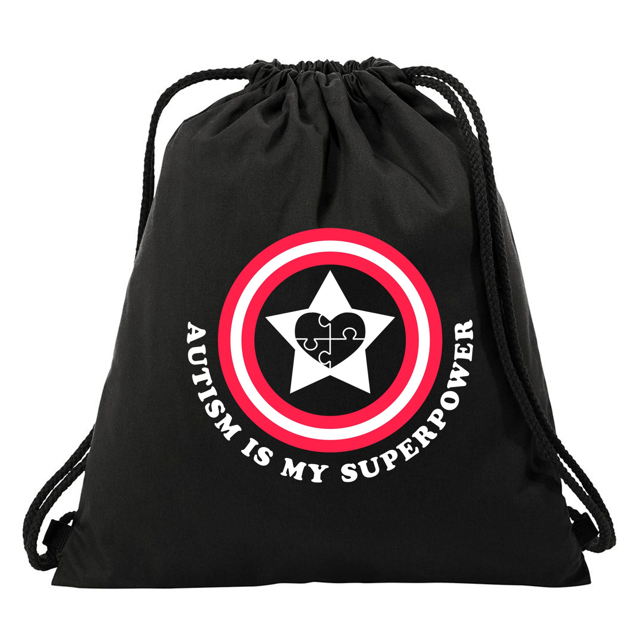 Autism Is My SuperPower Drawstring Bag