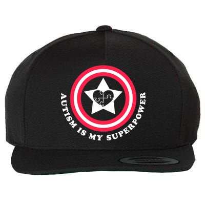 Autism Is My SuperPower Wool Snapback Cap