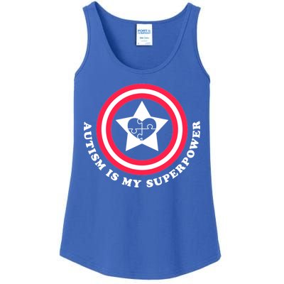 Autism Is My SuperPower Ladies Essential Tank