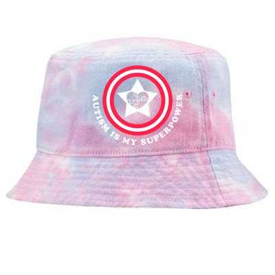 Autism Is My SuperPower Tie-Dyed Bucket Hat