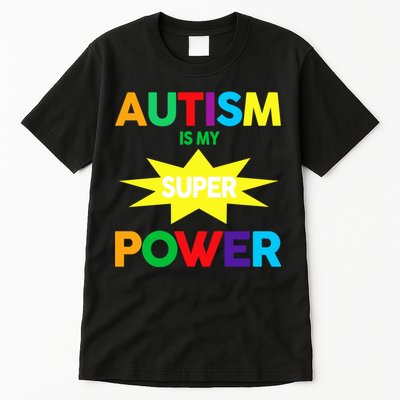 Autism Is My SuperPower Hero Tall T-Shirt