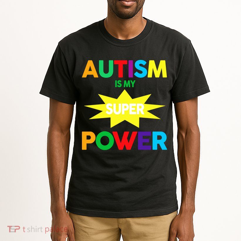 Autism Is My SuperPower Hero Tall T-Shirt