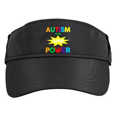 Autism Is My SuperPower Hero Adult Drive Performance Visor