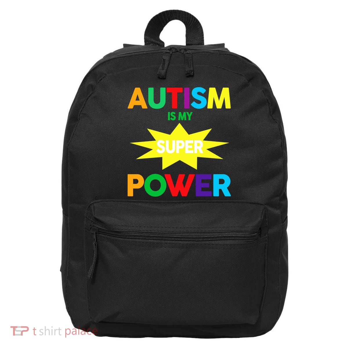 Autism Is My SuperPower Hero 16 in Basic Backpack