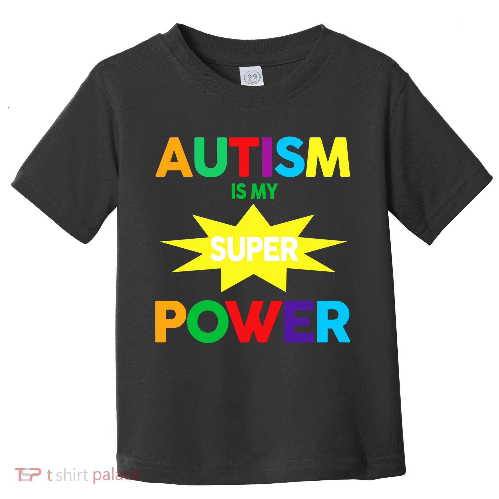 Autism Is My SuperPower Hero Toddler T-Shirt