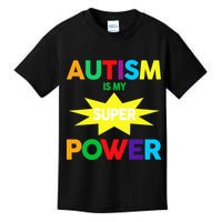 Autism Is My SuperPower Hero Kids T-Shirt