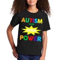 Autism Is My SuperPower Hero Kids T-Shirt