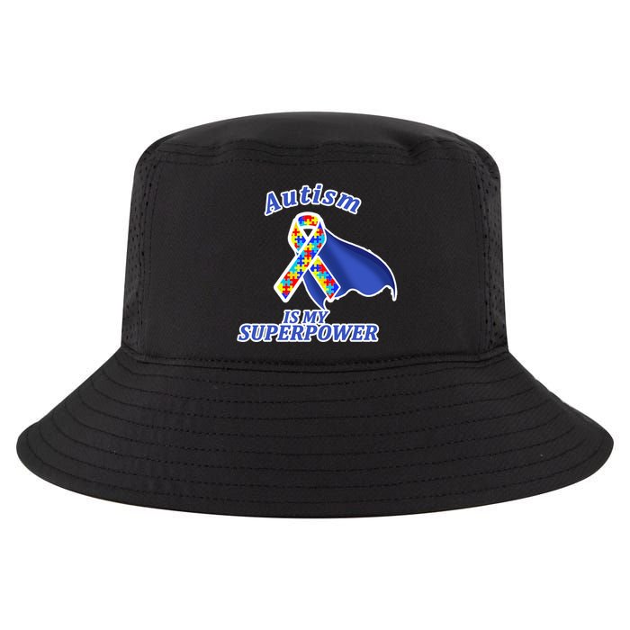 Autism Is My Superpower Super Hero Cape Cool Comfort Performance Bucket Hat