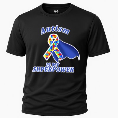 Autism Is My Superpower Super Hero Cape Performance Shirt