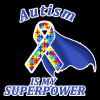 Autism Is My Superpower Super Hero Cape Backpack