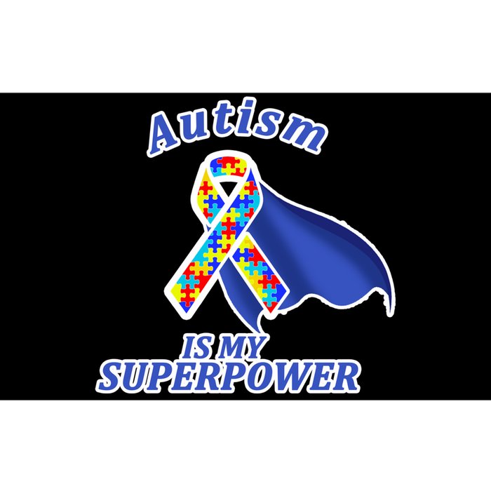 Autism Is My Superpower Super Hero Cape Bumper Sticker