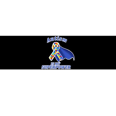 Autism Is My Superpower Super Hero Cape Bumper Sticker