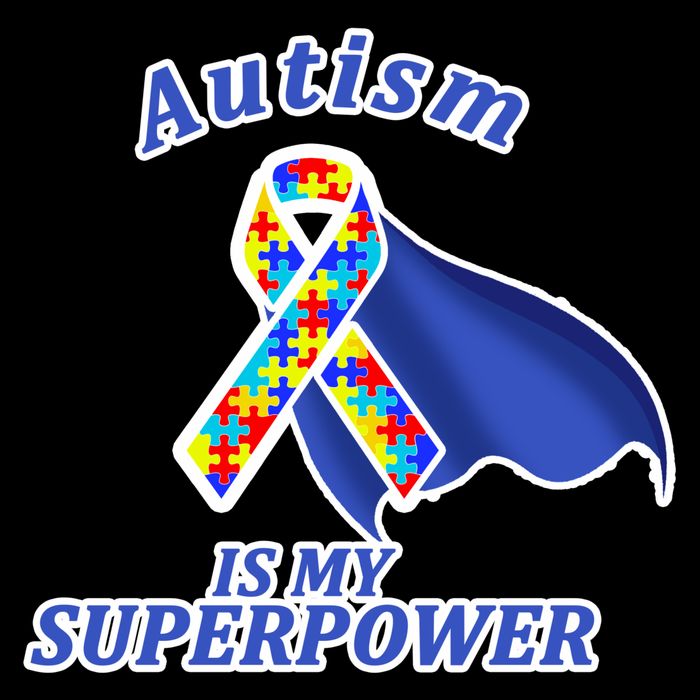 Autism Is My Superpower Super Hero Cape Bucket Hat